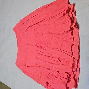 Bright Pink ruffled skirt